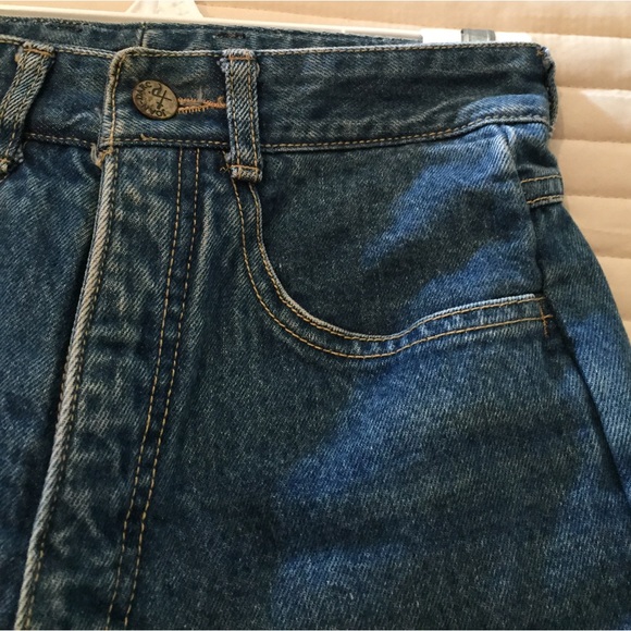 Vintage 80’s Joan D’arc Jeans EUC 👀 😱 ankle zippers blue denim 🇫🇷 French WOW - Picture 3 of 6